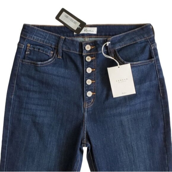 KanCan Dark Blue High Rise Revolution Denim Size 13/30 - Picture 3 of 9